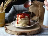 Рецепт Мягкие веганские блинчики с льняным яйцом: простой рецепт без яиц