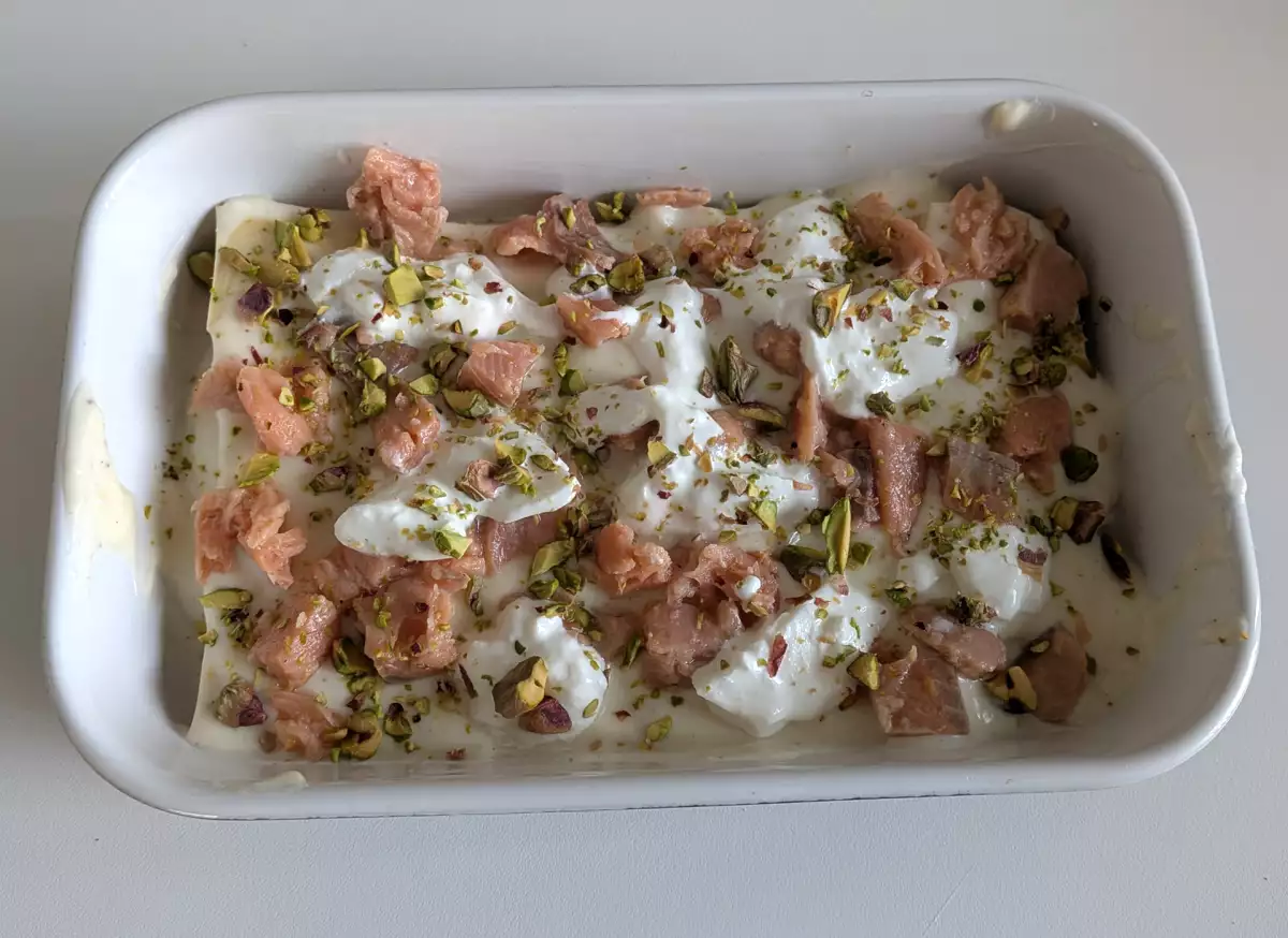 4. Соберите лазанью