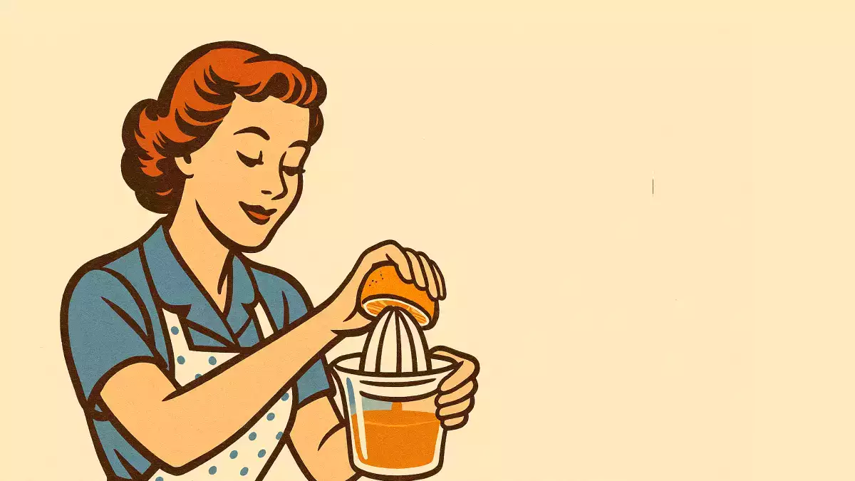 Выпейте сок быстро, иначе он потеряет свои витамины.