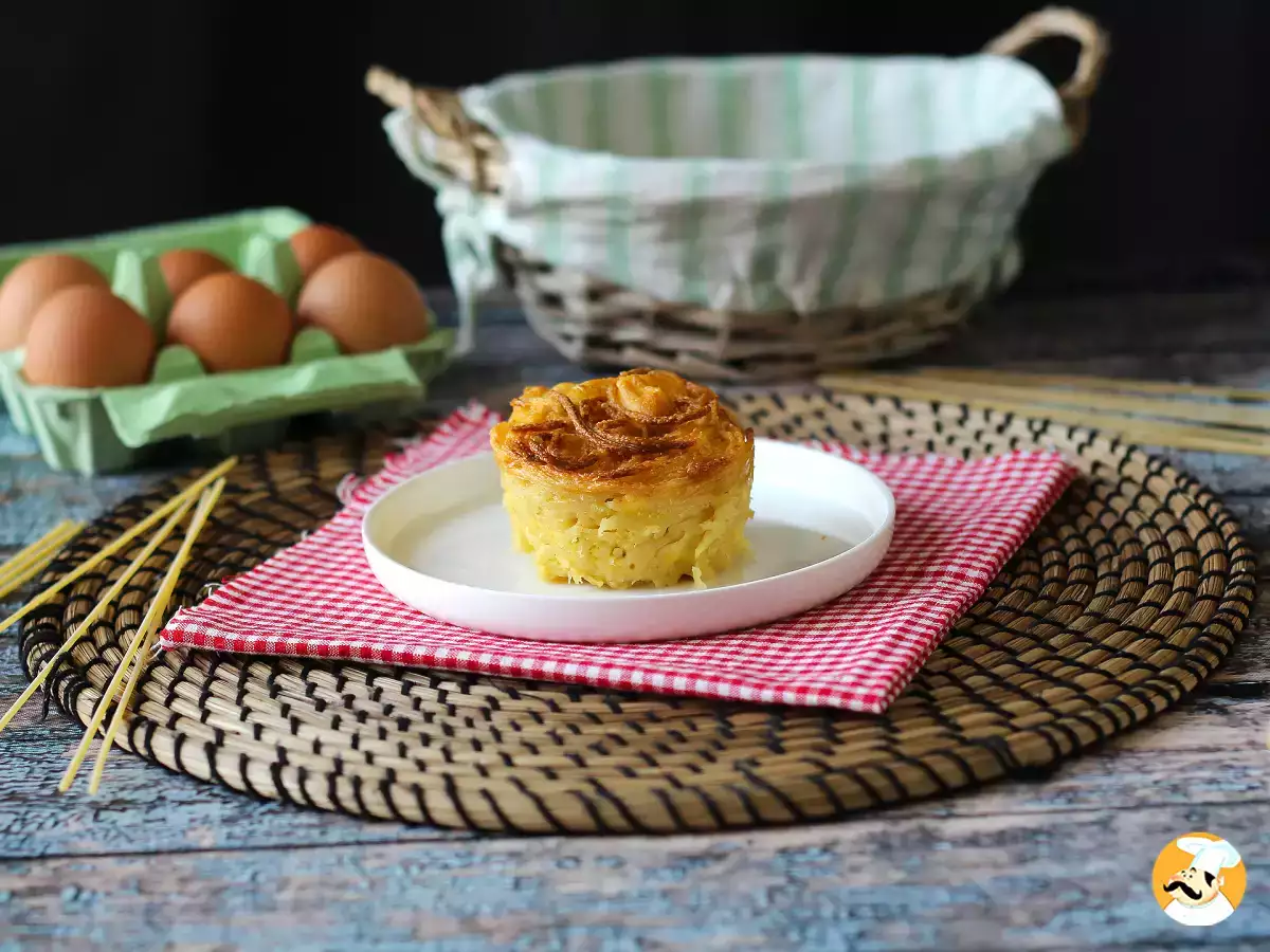 4. омлет с макаронами