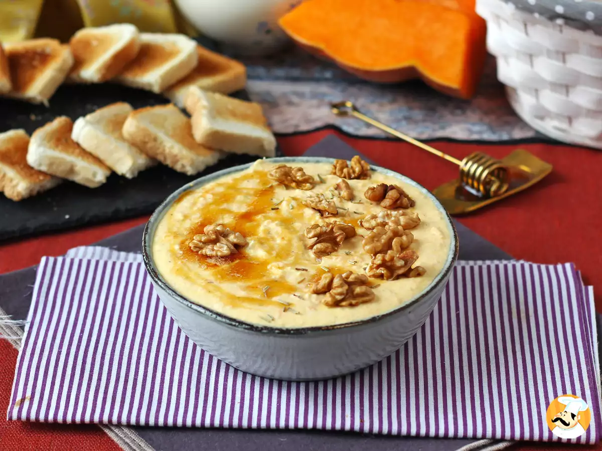 6. Крем из тыквы, феты и меда