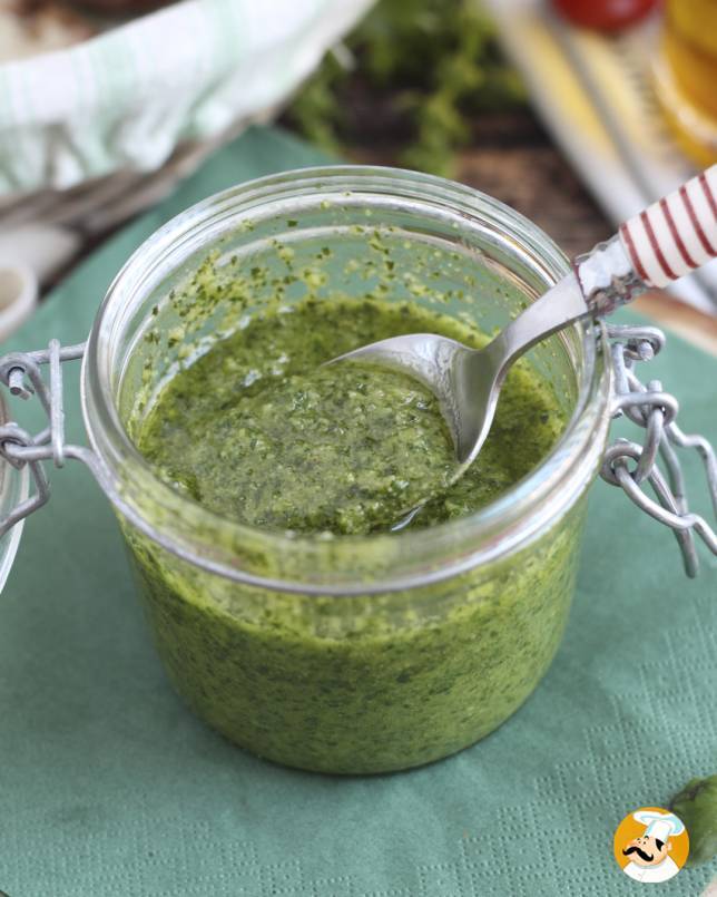 Домашний зеленый песто - pesto alla genovese