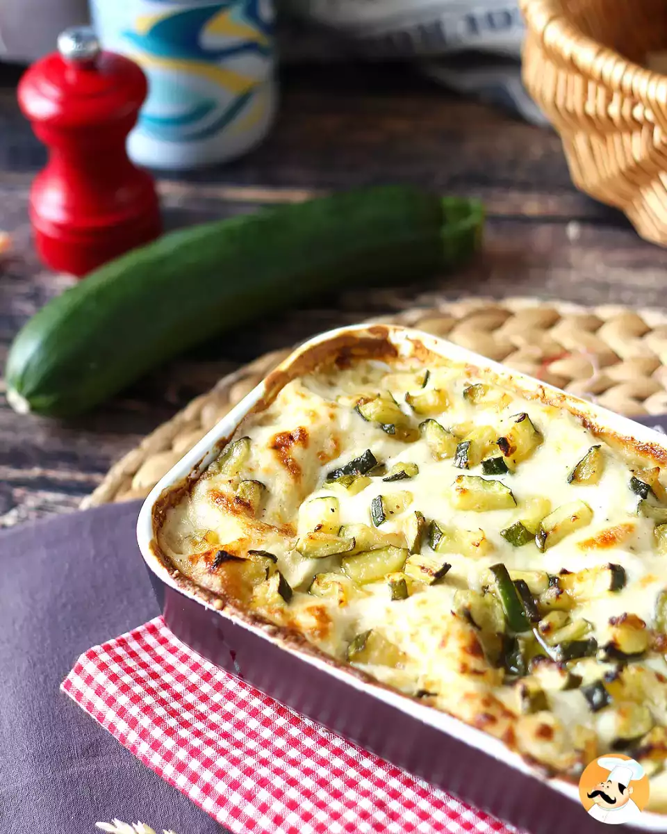 3. Сливочная лазанья с кабачками