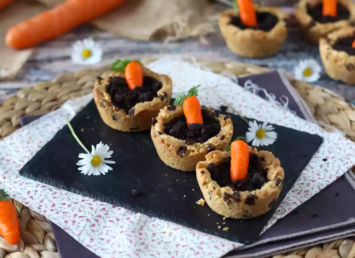 3. Баночки для печенья с шоколадной начинкой