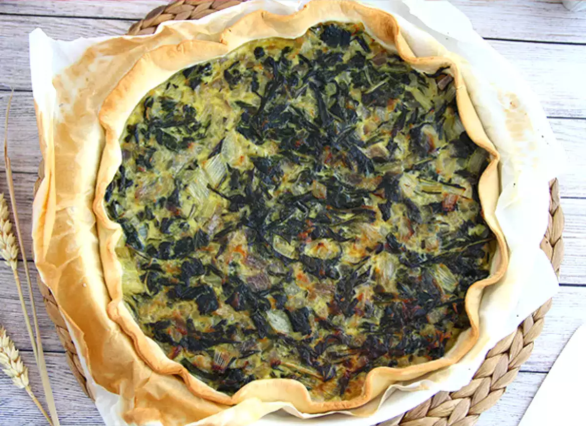 7. Пикантный пирог с мангольдом: вкусный и вегетарианский