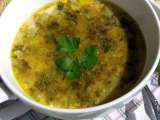 Супа от лапад (коприва, спанак, киселец)