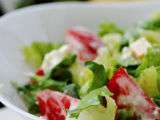 Зелена салата с млечен дресинг / Green Salad with Yogurt Dressing