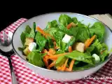 Рецепт Салата със сотирани моркови и спанак / Spinach Carrot Salad