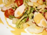 Рецепт Салат цезарь с яйцами
