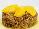 Рецепт Гречневая каша с финиками и апельсинами