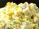 Рецепт Салат из крабовых палочек с сухариками