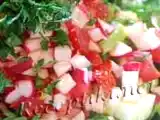 Рецепт Огурцы с редькой и помидорами