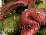 Рецепт Салат из печени с огурцом