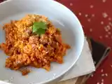 Рецепт Ризотто 'ндуджа с колбасой, первое блюдо с насыщенным вкусом