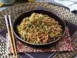 Рецепт Китайская лапша вок (овощи и текстурированный соевый белок)