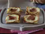 Рецепт Маленькие тарталетки татин со вкусом раклета, отдельные порции