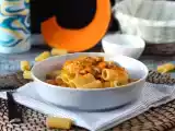 Рецепт Паста с тыквой и колбасой