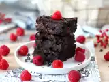 Рецепт Шоколадный брауни с малиной, чистая индульгенция!
