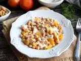Рецепт Салат из лосося, нута и апельсина