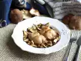 Рецепт Рулеты из свинины с грибным соусом