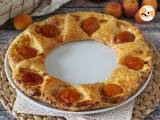 Рецепт Tarte oranaise - слоеное тесто, заварной крем и абрикосы