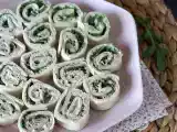 Рецепт Аперитивные обертывания с тортильями, тунцом и фруктовым соусом