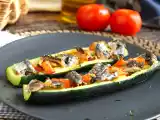 Рецепт Как приготовить кабачки, фаршированные сардинами?