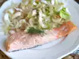 Рецепт Как пожарить стейк из лосося на сковороде?