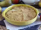Рецепт Очень хрустящий и тающий яблочно-грушевый крамбл