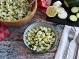 Рецепт Салат из кабачков, козьего сыра и лимона