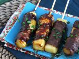 Рецепт Шашлычки из говядины якитори с сыром