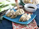 Рецепт Гёдза с курицей, морковью и грибами