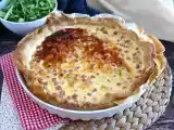 Рецепт Киш с ветчиной, сыром и йогуртом с низким содержанием жира!