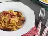 Рецепт Паста с инжиром и панчеттой