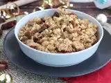 Рецепт Вегетарианское ризотто с вялеными помидорами и грибами
