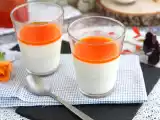 Рецепт Ванильная панна-котта с абрикосовым кулисом