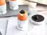 Рецепт Яйца всмятку с икрой
