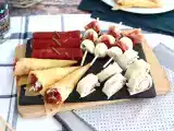 Рецепт Квартет аперитивов из вяленого мяса
