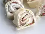 Рецепт Аперитивные обертывания с вяленой ветчиной и рукколой