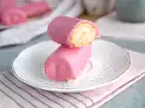 Рецепт Клубничные мини-рулетики, розовые пантеры