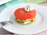 Рецепт Мильфей из лосося с зеленым яблоком