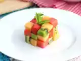 Рецепт Фруктовый кубик рубика, дизайнерский фруктовый салат