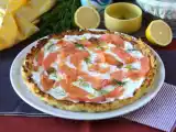 Рецепт Тарт с копченым лососем на картофельной основе