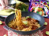 Рецепт Как приготовить лапшу булдак хабанеро лайм, рецепт с маринованной курицей!