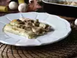 Рецепт Каннеллони с грибами и колбасой