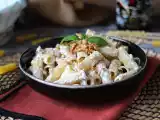 Рецепт Паста с рикоттой и грецкими орехами: сливочная и хрустящая