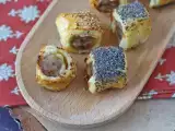 Рецепт Рустики с колбасой и сыром, приготовленные в фритюрнице с циркуляцией воздуха