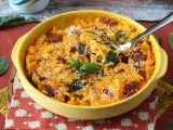 Рецепт Орзо с перцами, чоризо и шпинатом, приготовленное в одной кастрюле