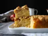 Рецепт Очень нежный яблочный пирог с хрустящей посыпкой