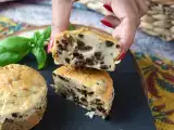 Рецепт Несладкие маффины с оливками и сыром «филадельфия» в аэрогриле